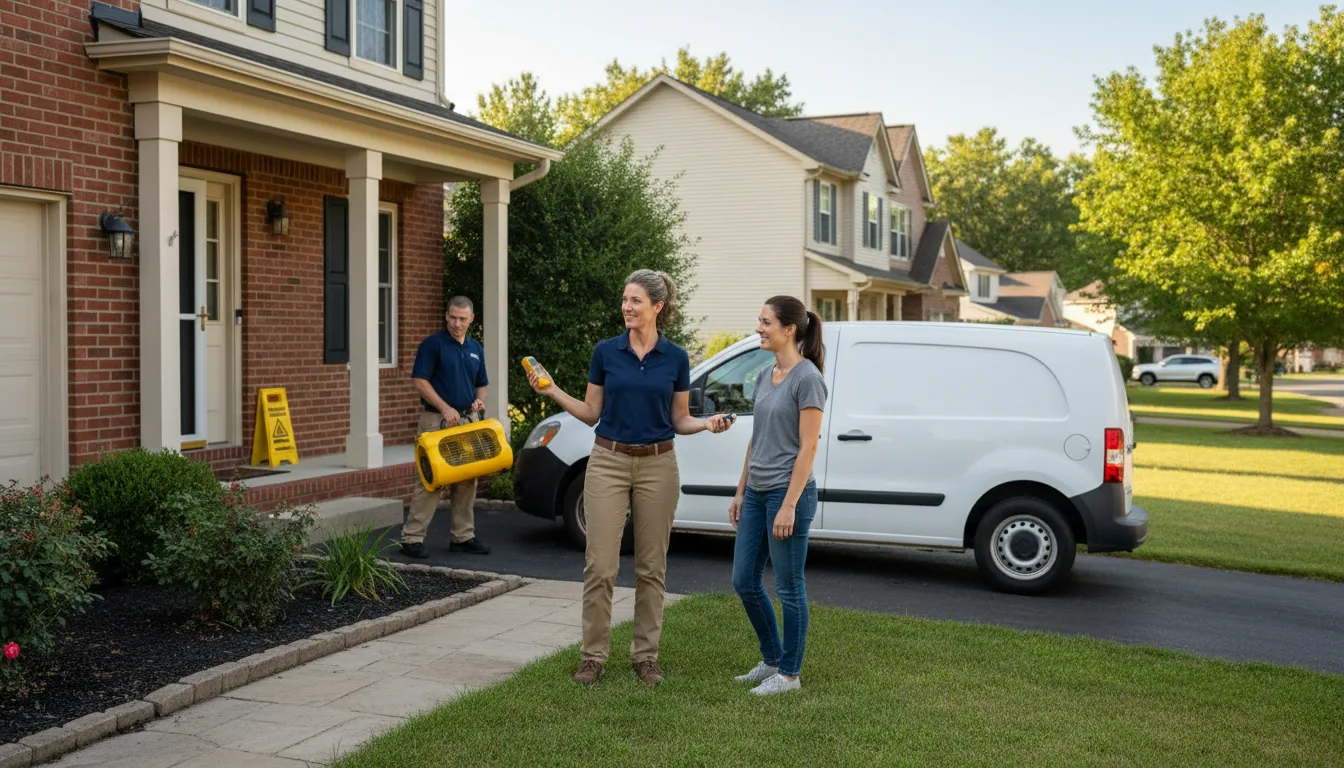 Water restoration image for Dehumidification And Cleanup Services in Kennedy, NY